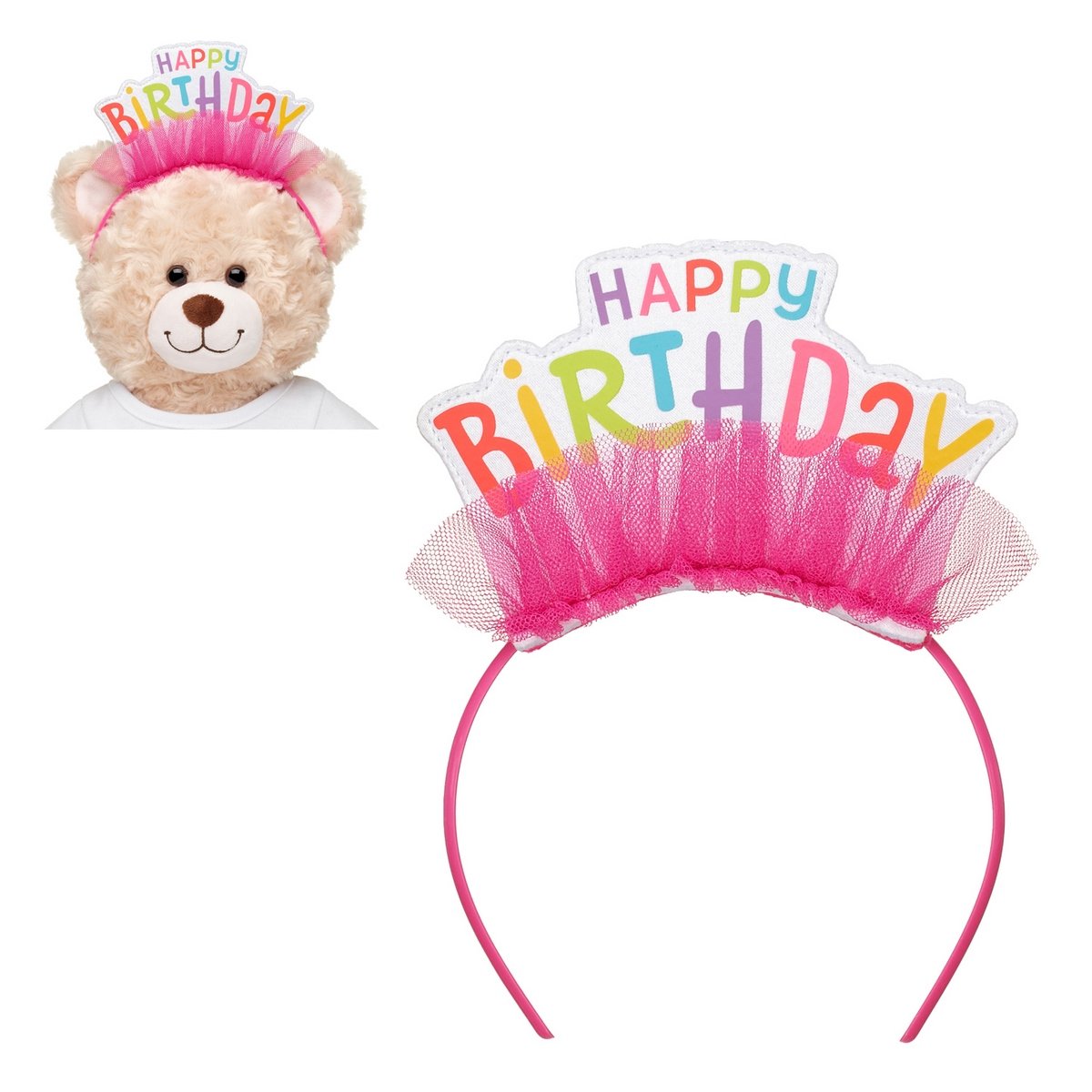 Cintillo Cumpleaños Rosado Build-A-Bear